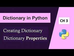 Dictionary in Python|Python Tutorial for Beginners|Python Dictionary Tutorial