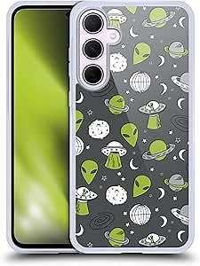 Head Case Designs Officially Licensed Andrea Lauren Design Aliens Assorted Soft Gel Case [Military Grade Protection] Compatible with Samsung Galaxy A35 5G