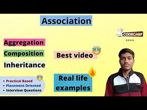 Inheritance (IS-A) | Association (HAS-A)| Aggregation & Composition - Relationship in Classes C++
