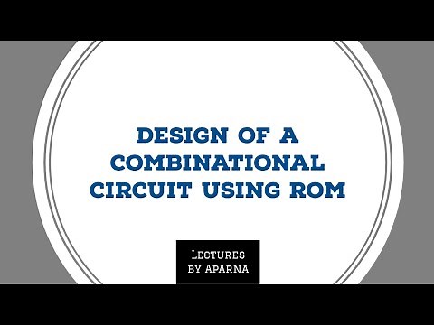DESIGN OF A COMBINATIONAL CIRCUIT USING ROM | DIGITAL ELECTRONICS