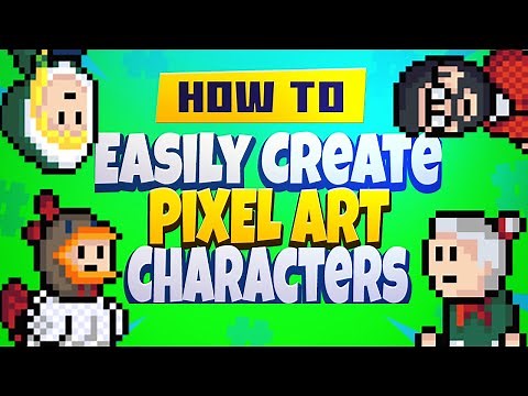 Create Pixel Art Characters - Easy, Beginner Tutorial!