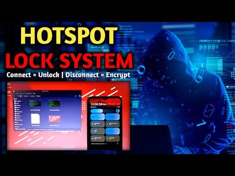 Hotspot Controlled Lock System | Auto Encrypt + Decrypt Files Python Automation Project