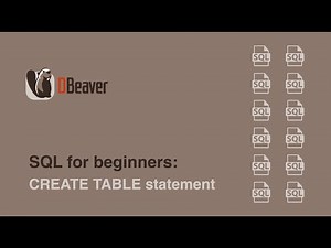 Learn SQL: CREATE TABLE statement