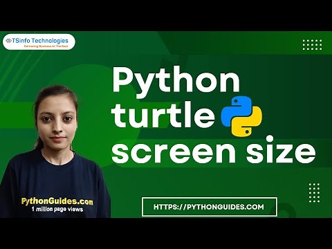 How to change the screen size in Python Turtle | Python Turtle screen size