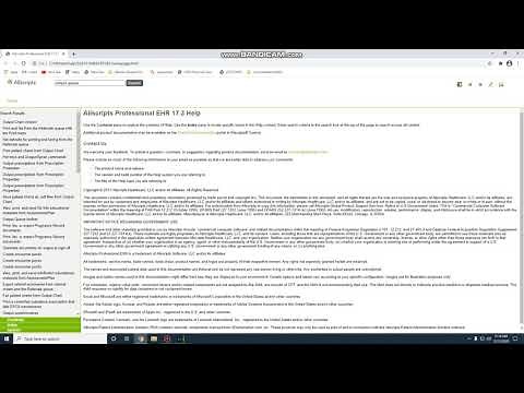 Allscripts Pro EHR log in and set up