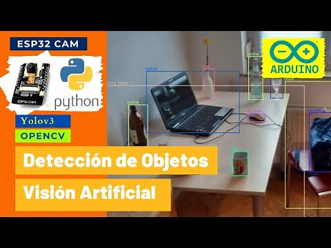DETECCION DE OBJETOS CON ESP32 CAM | VISION ARTIFICIAL PYTHON + OpenCV + Yolov3 (TIEMPO REAL)