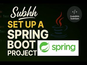 1. 🔥 Spring Boot Setup Tutorial | Create Your First Project in Minutes