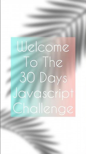 Beginner to Pro: Mastering JavaScript in 30 Days! #javascript