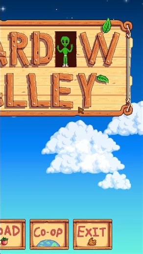 Stardew Valley Menu Secret #shorts #gaming #stardewvalley