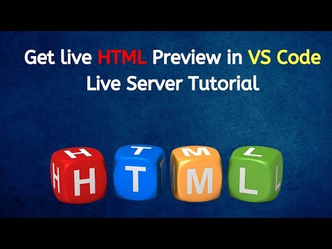 Get live HTML Preview in VS Code Live Server Tutorial