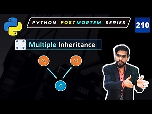 What is Multiple Inheritance in Python? | Different types of Inheritance in python #210