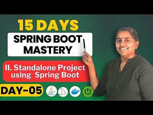Create a stand alone application using Spring Boot | 15 days to Spring Boot Mastery