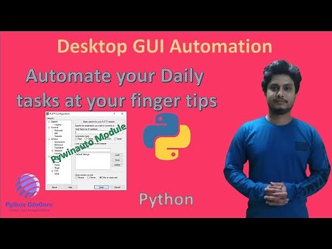 Desktop GUI Automation using pywinauto || Python || Putty
