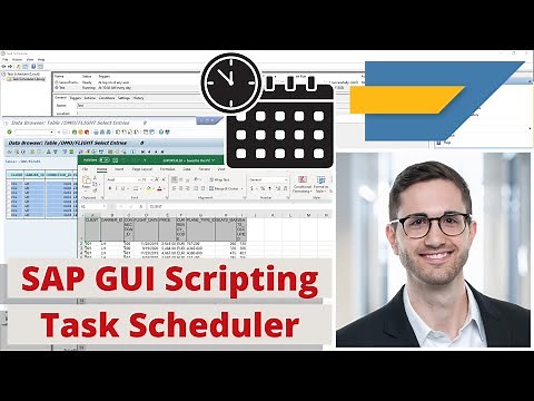 SAP GUI Scripting in Task Scheduler - Schedule SAP GUI Scripts