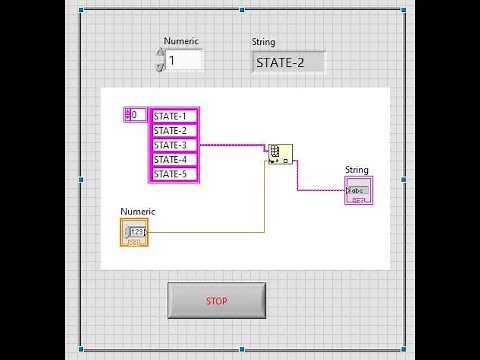 LabVIEW: Using Index array to read string array from front panel