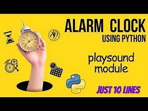 Alarm Clock using Python 🕧 || Python projects for beginners || Project maker