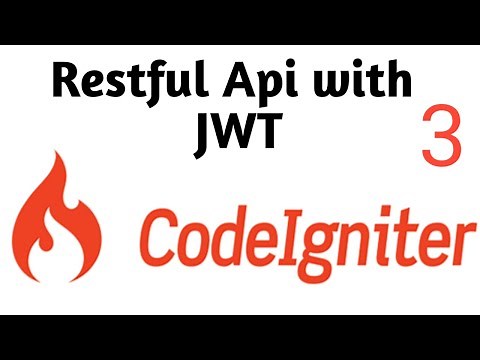 Restfull api with JWT in Codeigniter Part #23 | Codeigniter 3 Tutorial in Hindi