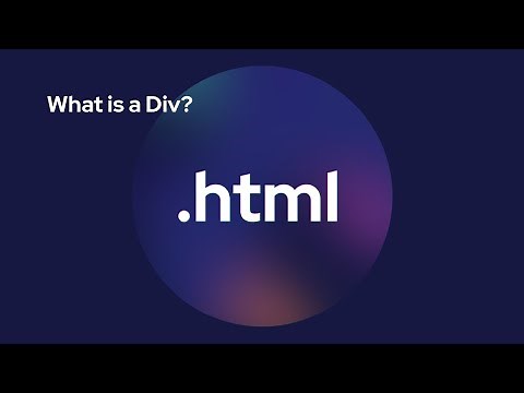 HTML What is a Div?