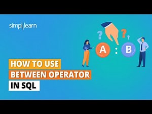 How To Use Between Operator In SQL | SQL Between Operator | SQL Tutorial For Beginners | Simplilearn