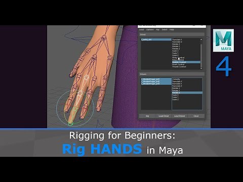 Rigging for Beginners: Rig Hands in Maya