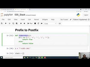 EP09 - Python Stack - Prefix To Postfix