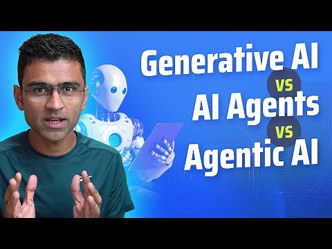 Generative AI vs AI agents vs Agentic AI
