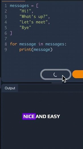 Loop it. Control it. Python’s for loop makes repetition look easy #coding #python #programming #cs