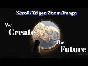 Animated ScrollTrigger Image Zoom Effect using HTML, CSS & JS | Scroll Zoom Image Animation Effect
