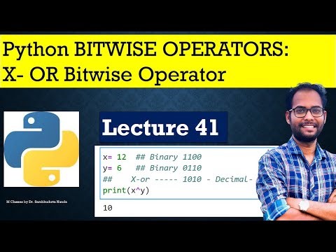 Python for beginners || BITWISE OPERATOR || X-OR Operator