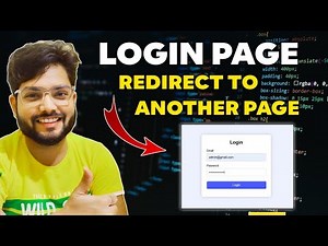 Redirect to Another Page After Login | Complete Guide for Beginners 🔥🚀