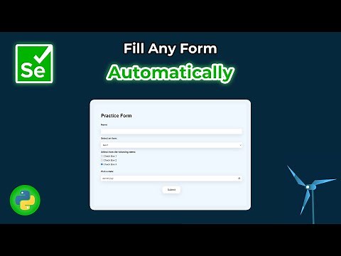 How to Fill Any Form Automatically with Selenium In Python! | Selenium Tutorial