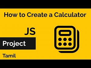 How to Create Calculator Using HTML, CSS, JavaScript | Absolute Beginner | Tamil | Balaji Sivasakthi