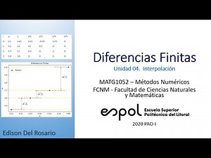 Diferencias Finitas con Python