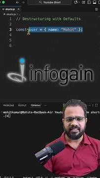 Object Destructuring with Default Values | JavaScript Interview Trick Explained! #coding #interview