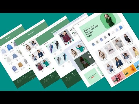 How to Create E-commerce Website Using HTML CSS & JS | Easy E-commerce Website | Fashion Website