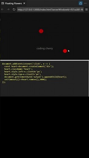 How to Create Floating Flowers Animation in CSS
