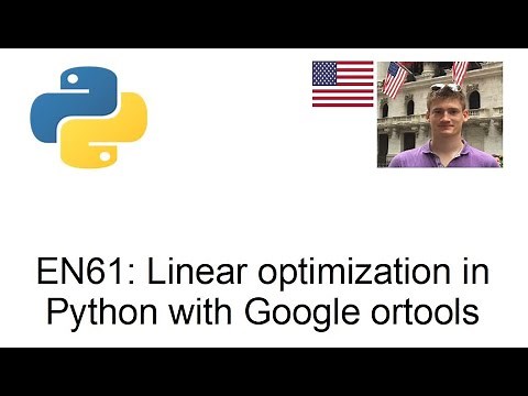 Linear optimization in Python with Google ortools