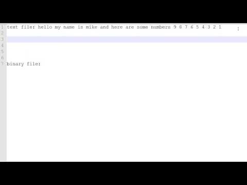 Java - I/O Text Files and Binary Files Overview