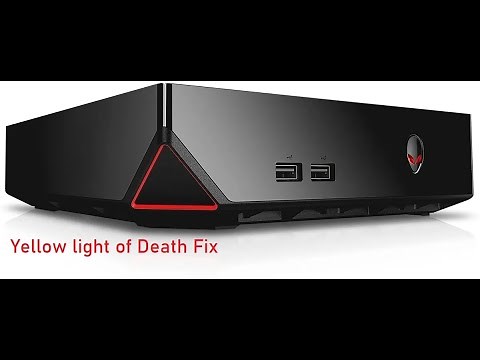 Alienware Alpha yellow flashing light fix