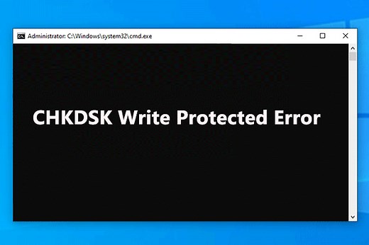 5 Solutions to CHKDSK Write Protected Error on Windows 10/8/7 - MiniTool Partition Wizard