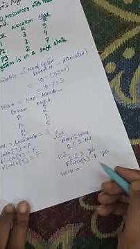 Banker’s algorithm in operating system | Example #os for * i=2 it will be 5 less than or equal 5