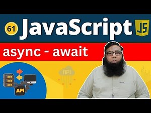 Master Async Await in JavaScript | Beginner-Friendly JavaScript Tutorial 🚀 - Class 61.
