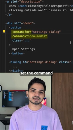 How to Create a Dialog without JavaScript?