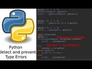 Python 3 detect and prevent TypeError-s