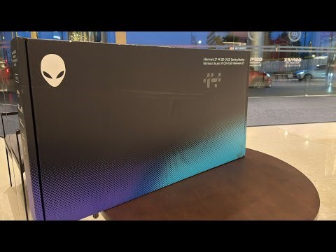 Unboxing Dell Alienware 27 4K QD-Oled Gaming Monitor AW2725Q