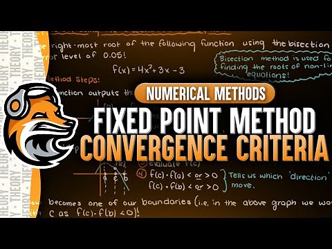 Fixed Point Iteration Method Convergence | Numerical Methods