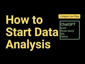 Import CSV Files Using 5 Data Analysis Tools (Excel, Power Query, MySQL, Python & ChatGPT)
