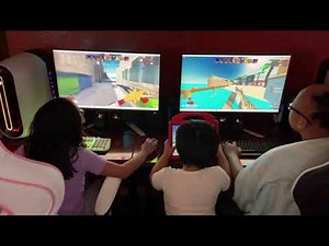 Playing Roblox (Arsenal) using our new ALIENWARE (Desktops,Monitors, Keyboards, Headsets and Mice)💕