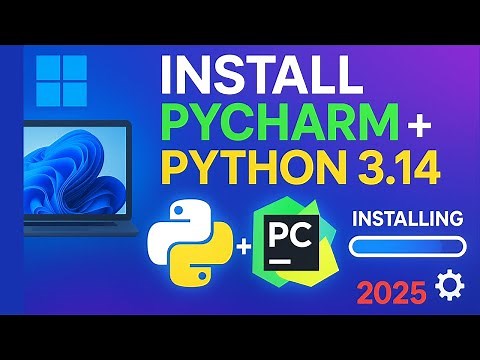 Download and Install Latest PyCharm and Python 3.14.0 on Windows 11 (2025)