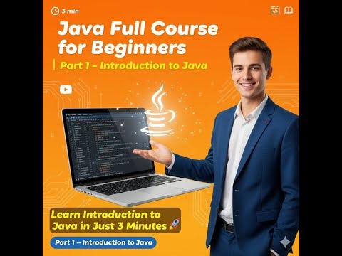 Java Course for Beginners (Part 1) | Introduction to Java in 3 Minutes | Learn Java Step-by-Step 🚀